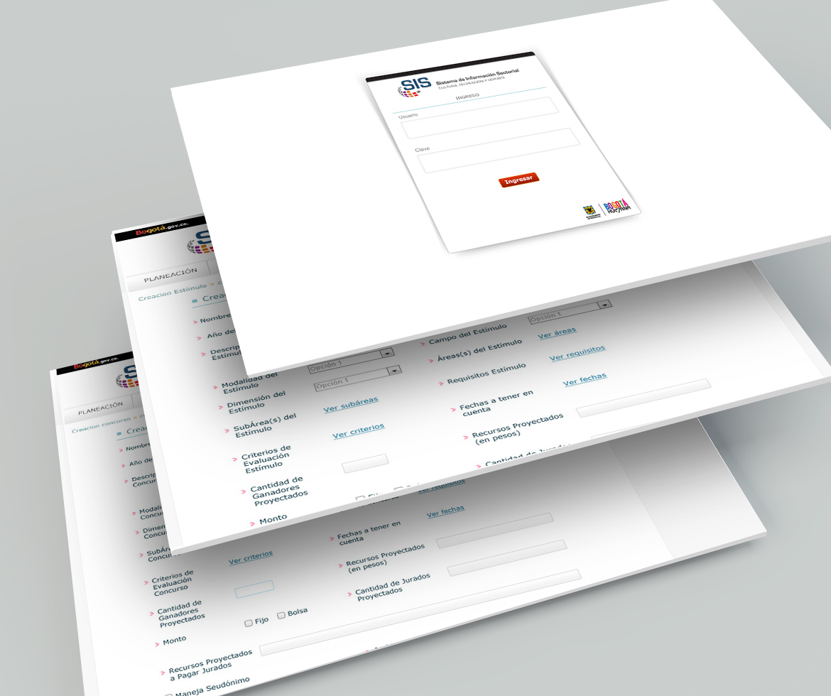 imagen aplicación web sistemade información sectorial - ejemplo 1
