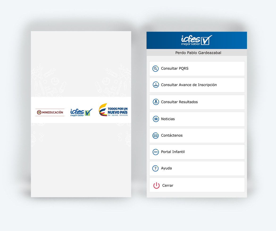 imagen aplicación movil icfes - ejemplo 2